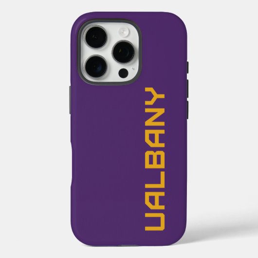 Universiteit van Albany Wordmark Case-Mate iPhone Case (Achterkant)