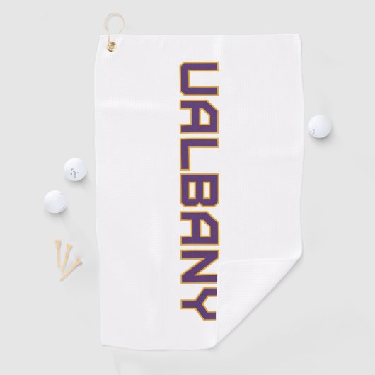 Universiteit van Albany Wordmark Golfhanddoek (Insitu)