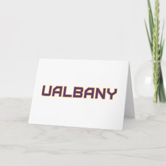 Universiteit van Albany Wordmark Kaart