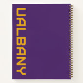 Universiteit van Albany Wordmark Notitieboek (Achterkant)