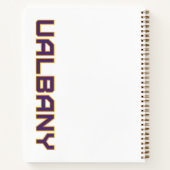 Universiteit van Albany Wordmark Notitieboek (Achterkant)