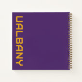Universiteit van Albany Wordmark Notitieboek (Achterkant)