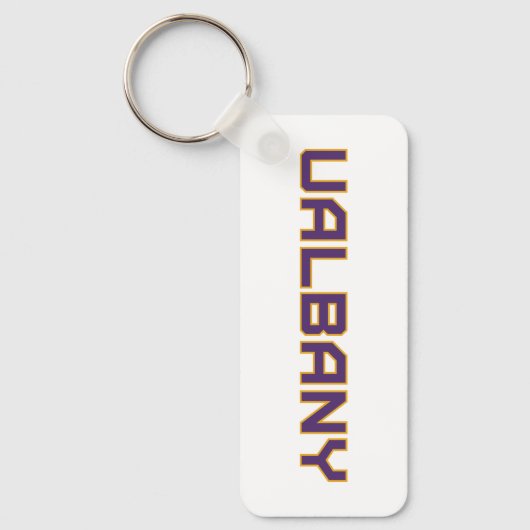 Universiteit van Albany Wordmark Sleutelhanger (Voorkant)