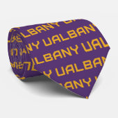 Universiteit van Albany Wordmark Stropdas (Opgerold)