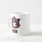 Universiteit van Auburn "AU" Logo Dad Koffiemok (Voorkant links)