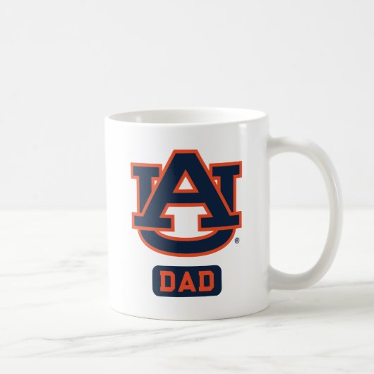 Universiteit van Auburn "AU" Logo Dad Koffiemok (Rechts)