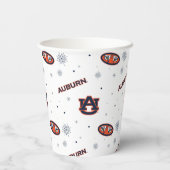 Universiteit van Auburn | vakantiepatroon Papieren Bekers (Achterkant)