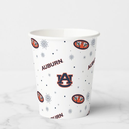 Universiteit van Auburn | vakantiepatroon Papieren Bekers (Links)