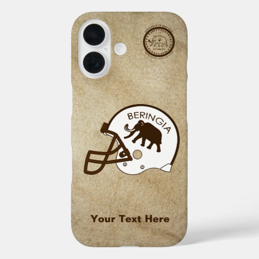 Universiteit van Beringia Football Case-Mate iPhone Case (Achterkant)