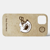 Universiteit van Beringia Football Case-Mate iPhone Case (Achterkant (horizontaal))