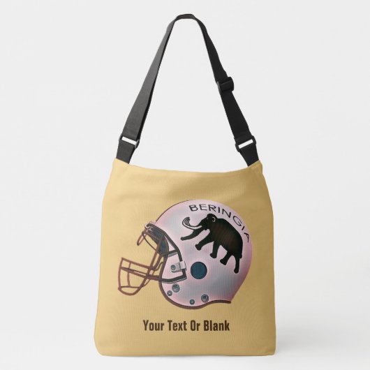 Universiteit van Beringia Football Crossbody Tas (Voorkant)