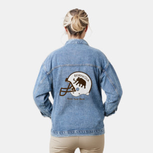 Universiteit van Beringia Football Denim Jacket