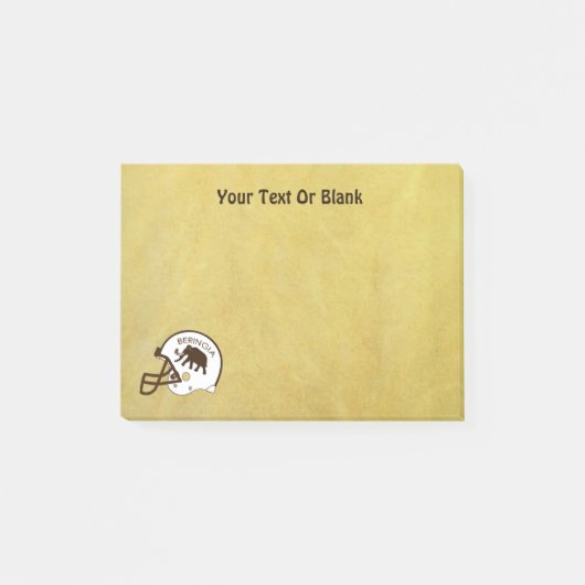 Universiteit van Beringia Football Post-it® Notes (Voorkant)