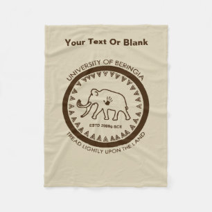Universiteit van Beringia Mammoth Fleece Deken