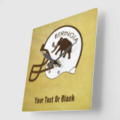 Universiteit van Beringia Mammoth Helmet Vierkante Klok (Hoek)