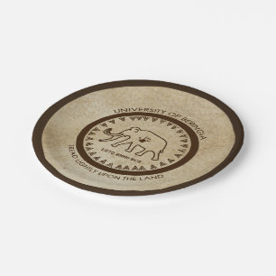 Universiteit van Beringia Mammoth Seal Papieren Bordje