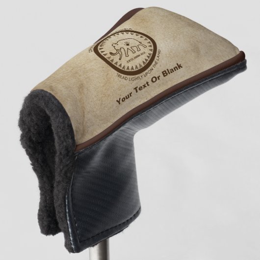 Universiteit van Beringia Wooly Mammoth Seal Golfheadcover (3/4 voorkant)