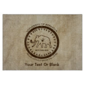 Universiteit van Beringia Wooly Mammoth Seal Snijplank (Voorkant)