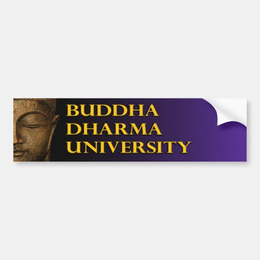 Universiteit van Buddha Dharma Bumpersticker (Voorkant)