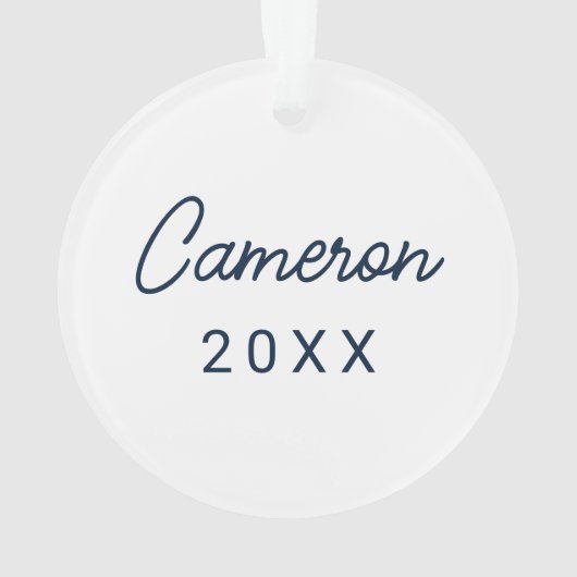 Universiteit van Californië, Irvine Logo Ornament (achterkant)