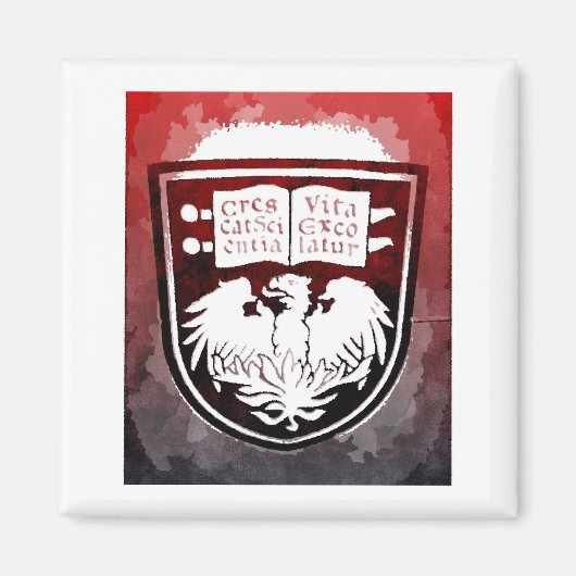 Universiteit van Chicago Seal Magnet Magneet (Voorkant)