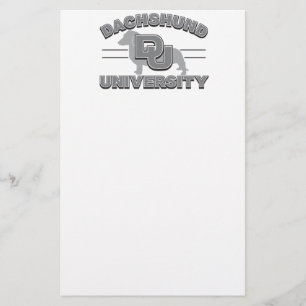 Universiteit van Dachshund Briefpapier
