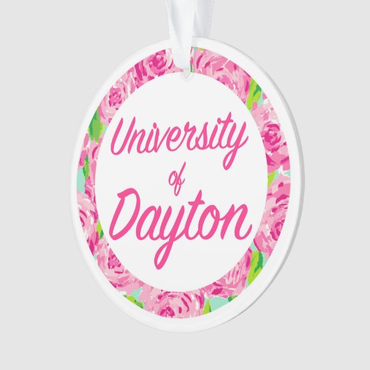Universiteit van Dayton Ornament (voorkant)