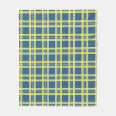 Universiteit van Delaware Tartan Fleece Deken (Voorkant)