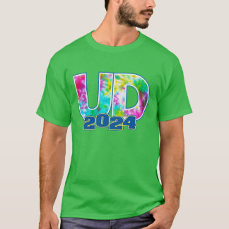Universiteit van Delaware UD 24 Logo Tie Dye Overs T-shirt