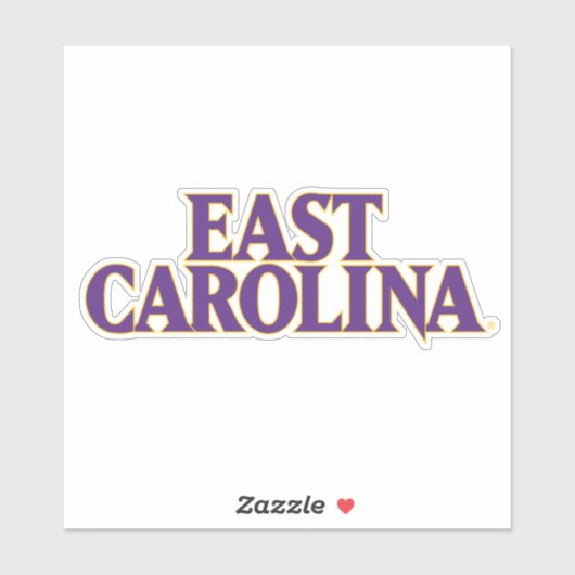 Universiteit van East Carolina | East Carolina Sticker (Vel)