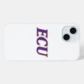 Universiteit van East Carolina | ECU LOGO Case-Mate iPhone Case (Achterkant (horizontaal))