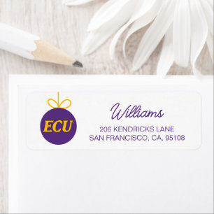 Universiteit van East Carolina   ECU LOGO Etiket