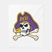 Universiteit van East Carolina | ECU Piraten Fleece Deken (Voorkant)