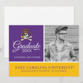 Universiteit van East Carolina | ECU Piraten Kaart (Voorkant / Achterkant)