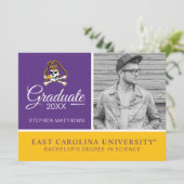 Universiteit van East Carolina | ECU Piraten Kaart (Staand voorkant)