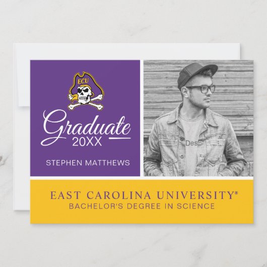Universiteit van East Carolina | ECU Piraten Kaart (Voorkant)