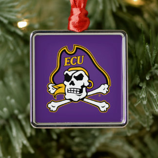 Universiteit van East Carolina | ECU Piraten Metalen Ornament