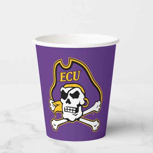 Universiteit van East Carolina | ECU Piraten Papieren Bekers (Voorkant)