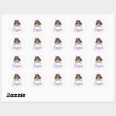 Universiteit van East Carolina | ECU Piraten Ronde Sticker (Vel)