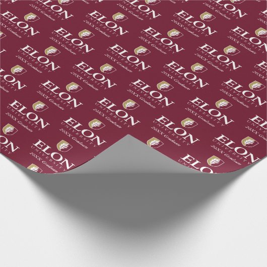 Universiteit van Elon | 20XX Afstuderen Cadeaupapier (Hoek)