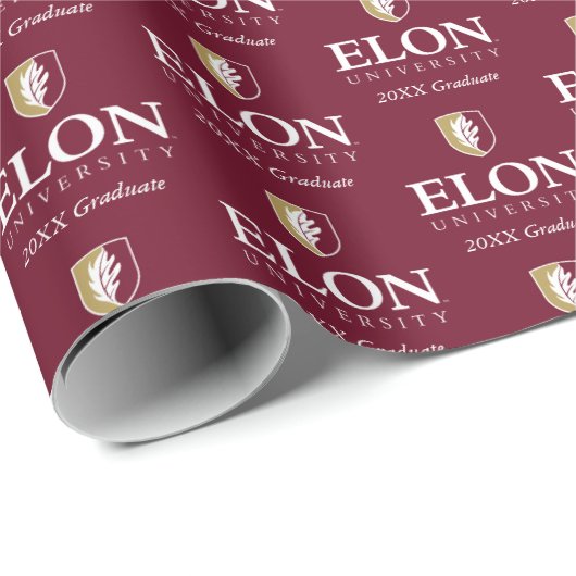 Universiteit van Elon | 20XX Afstuderen Cadeaupapier (Rol Hoek)
