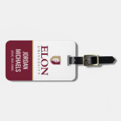 Universiteit van Elon Bagagelabel (Voorkant horizontaal)