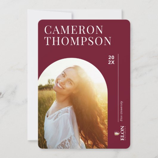 Universiteit van Elon Kaart (Voorkant)