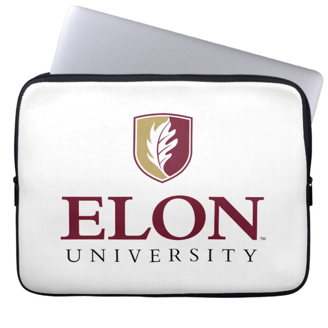 Universiteit van Elon Laptop Sleeve (Voorkant)