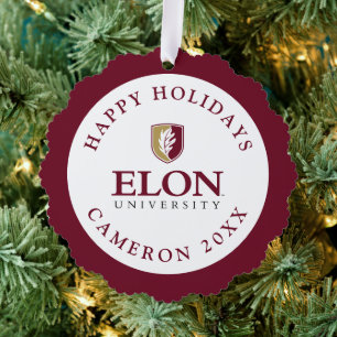Universiteit van Elon Ornament Kaart