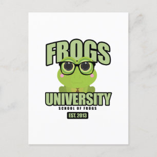 Universiteit van Frogs Briefkaart