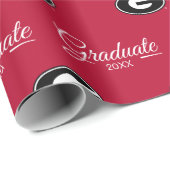 Universiteit van Georgia | AFSTUDEREN Cadeaupapier (Rol Hoek)