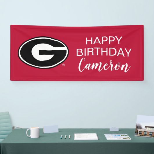 Universiteit van Georgië | Geboortedag Spandoek (Beurs)
