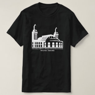 Universiteit van Illinois, Navy Pier, Chicago, IL T-shirt