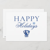 Universiteit van Illinois Panthers Logo Feestdagenkaart (Voorkant / Achterkant)